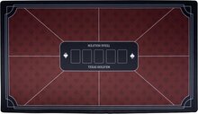 Pokerkleed 140 x 80 cm - Rood