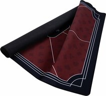 Pokerkleed 140 x 80 cm - Rood