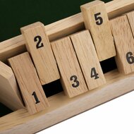 Shut the box (6 spelers) - Rubberhout