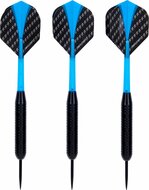Steeltip dartpijlen zwart coated barrel - 23 gram | Longfield