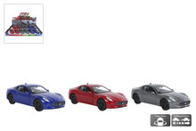 Welly Maserati Gran Turismo Folgore die-cast pull-back &ndash; 12 cm &ndash; diverse uitvoeringen