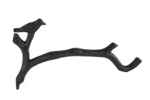 Wandhaak Vogel op Tak &ndash; bruin &ndash; metaal &ndash; 24,5 &times; 3 &times; 14,5 cm