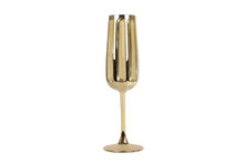 Champagne flute Airen &ndash; goud &ndash; glas &ndash; 5 &times; 7 &times; 24 cm