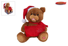 Special Moments voorleesbeer met kerstmuts &ndash; 31 cm