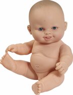 Paola Reina babypop jongen 21 cm met tandje en ondergoed in doos
