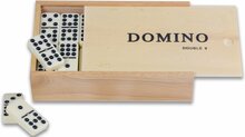 Domino dubbel 9 groot - 55 stenen - eurea met spinners