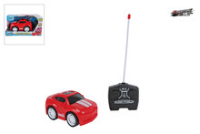 Roadstar radiografisch bestuurbaar auto 27MHZ rood &ndash; 13,5 cm