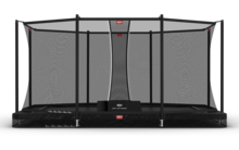 BERG Ultim Favorit InGround 410 Black + Safety Net Comfort