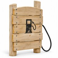 Robinia tankstation voor openbaar gebruik 70cm x 15cm - witte achtergrond