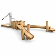 Robinia Waterspeelplaats voor openbaar gebruik 500cm x 400cm - witte achtergrond