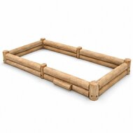 Robinia Zandbak (opbouw) voor openbaar gebruik  - witte achtergrond
