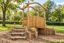 Robinia ophaalbrug met keerwand &ndash; voor openbaar gebruik - sfeerbeeld