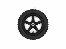 BERG-Onderdeel Skelter - wielen zwart 12.5x2.25-8 all terrain