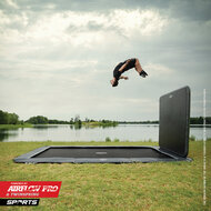 BERG SPORTS Ultim Rechthoek Champion FlatGround 410X250 Green + AeroWall
