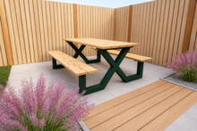 Picknicktafel model X 500 cm van Douglas hout