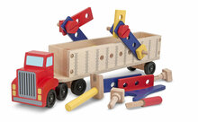 Melissa &amp; Doug  Big Truck Bouwset Hout (24-Delig)