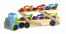 Melissa &amp; Doug  Jumbo Race-Autotransporter