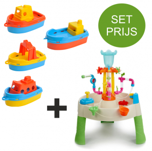 Little Tikes Watertafel Fountain Factory Met 4 Kunststof Bootjes