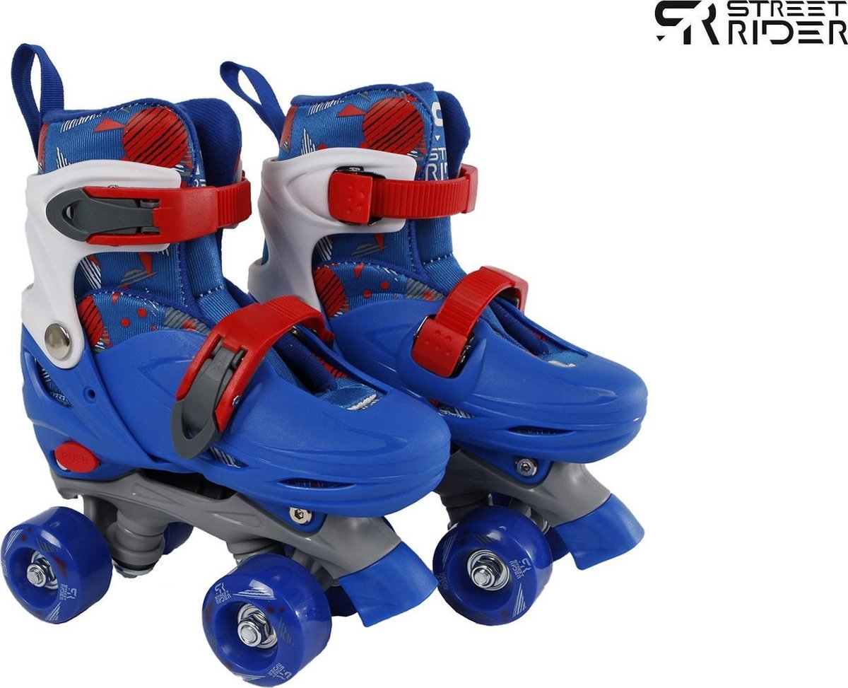 ticket Eerbetoon Sporten Street Rider rolschaatsen blauw verstelbaar 31-34 - Speelgoed de Betuwe