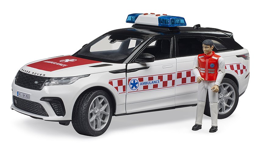 Bruder Range Rover ambulancewagen met figuur