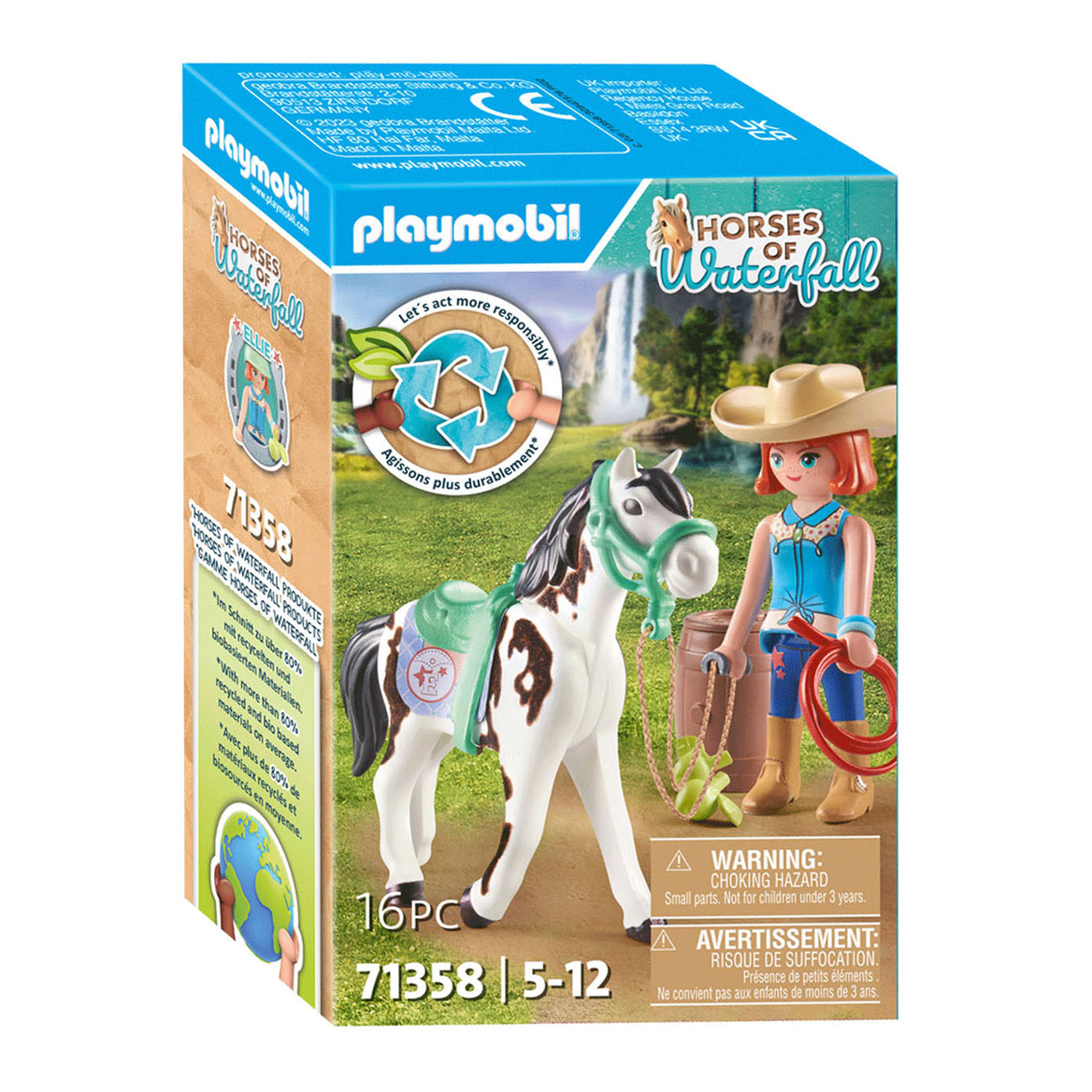 Playmobil Horses of Waterfall Ellie en Sawdust Speelset - 71358