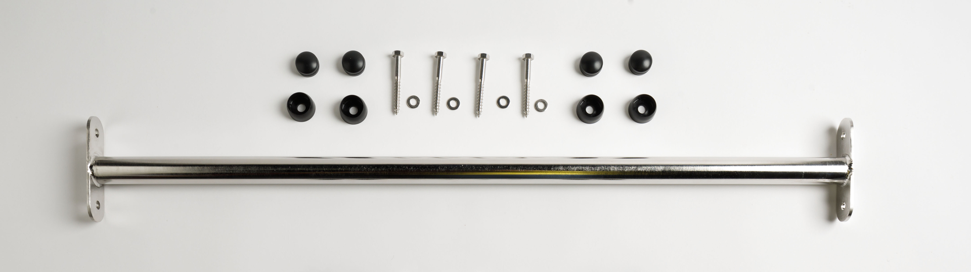 Metalen duikelstang 90 cm RVS in doos