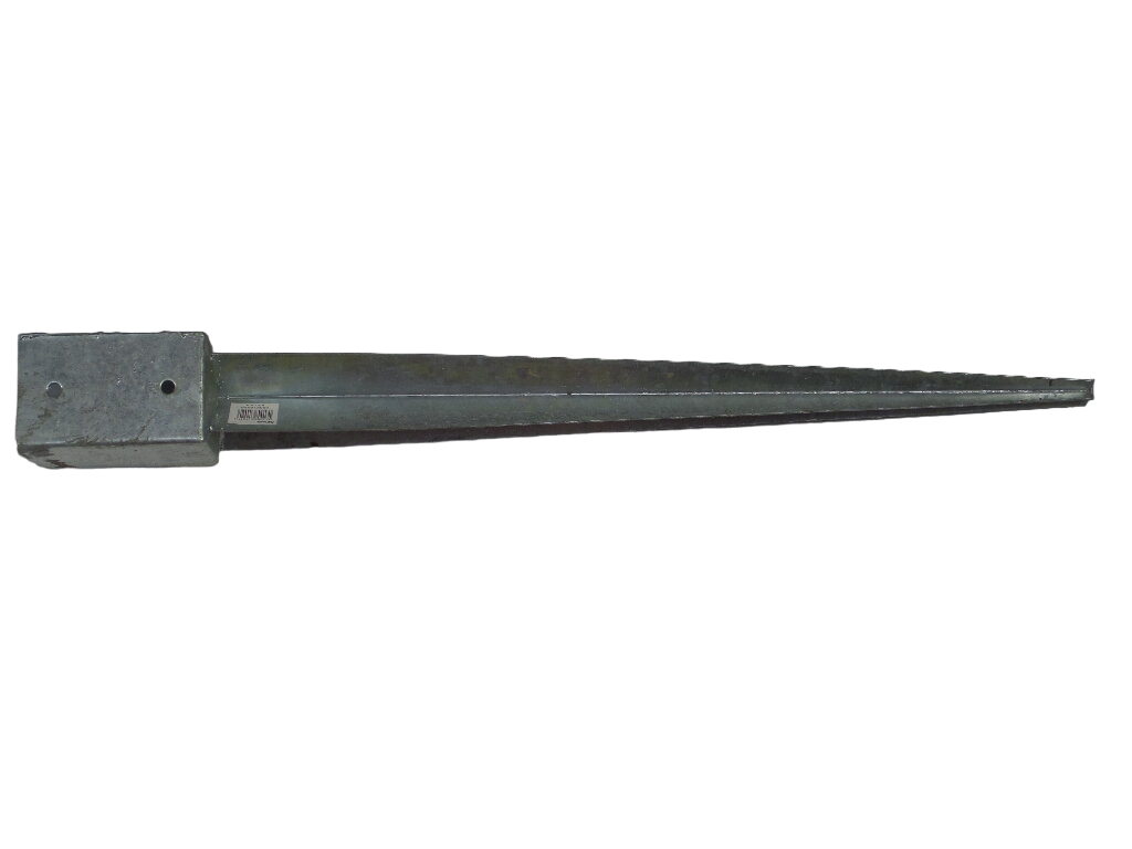 Paalhouder met pen 91x91x900 mm 3mm dik