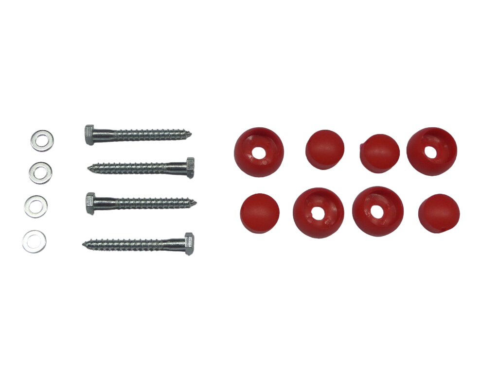 Set voor duikelstang Rood