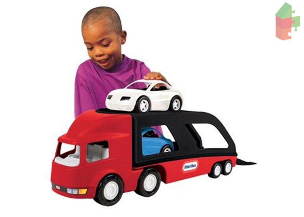 Little Tikes Grote Auto Transporter Rood