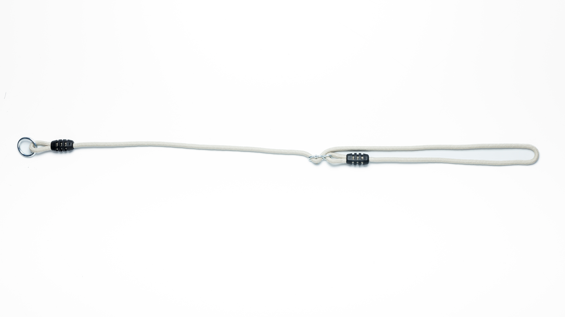 Dice verlengtouw met cijferslot 175 cm - beige kabelslot