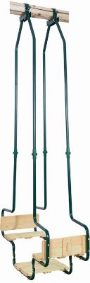 Duo-schommel in metaal Groen