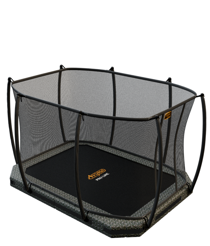 Avyna Trampoline InGround 380x255 (238) met net | Camouflage