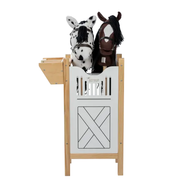 Paardenbox voor 2 Stokpaarden hobby horse