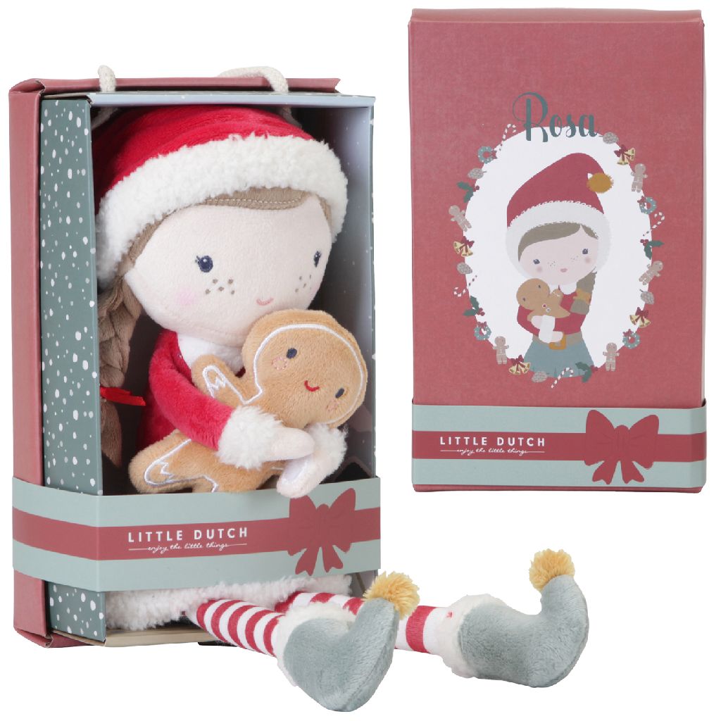 Little Dutch Knuffelpop Kerst Rosa 35cm
