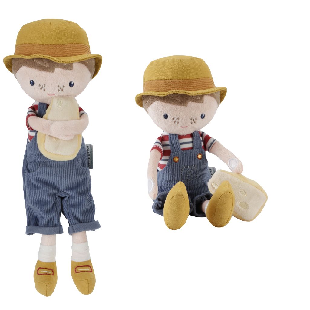 Little Dutch Little Farm Knuffelpop Jim 35cm Uitlopend