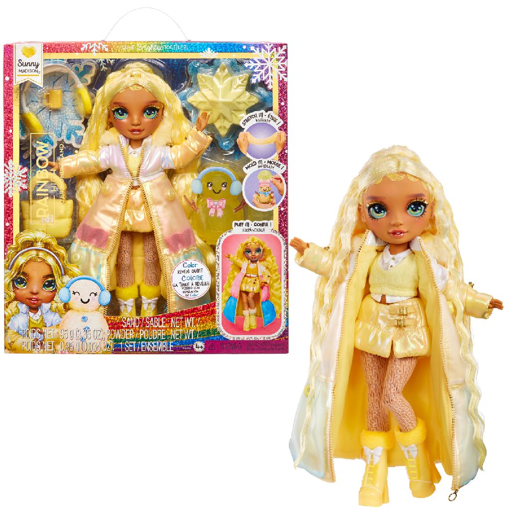 Rainbow High Winter Wonderland Doll Yellow Uitlopend