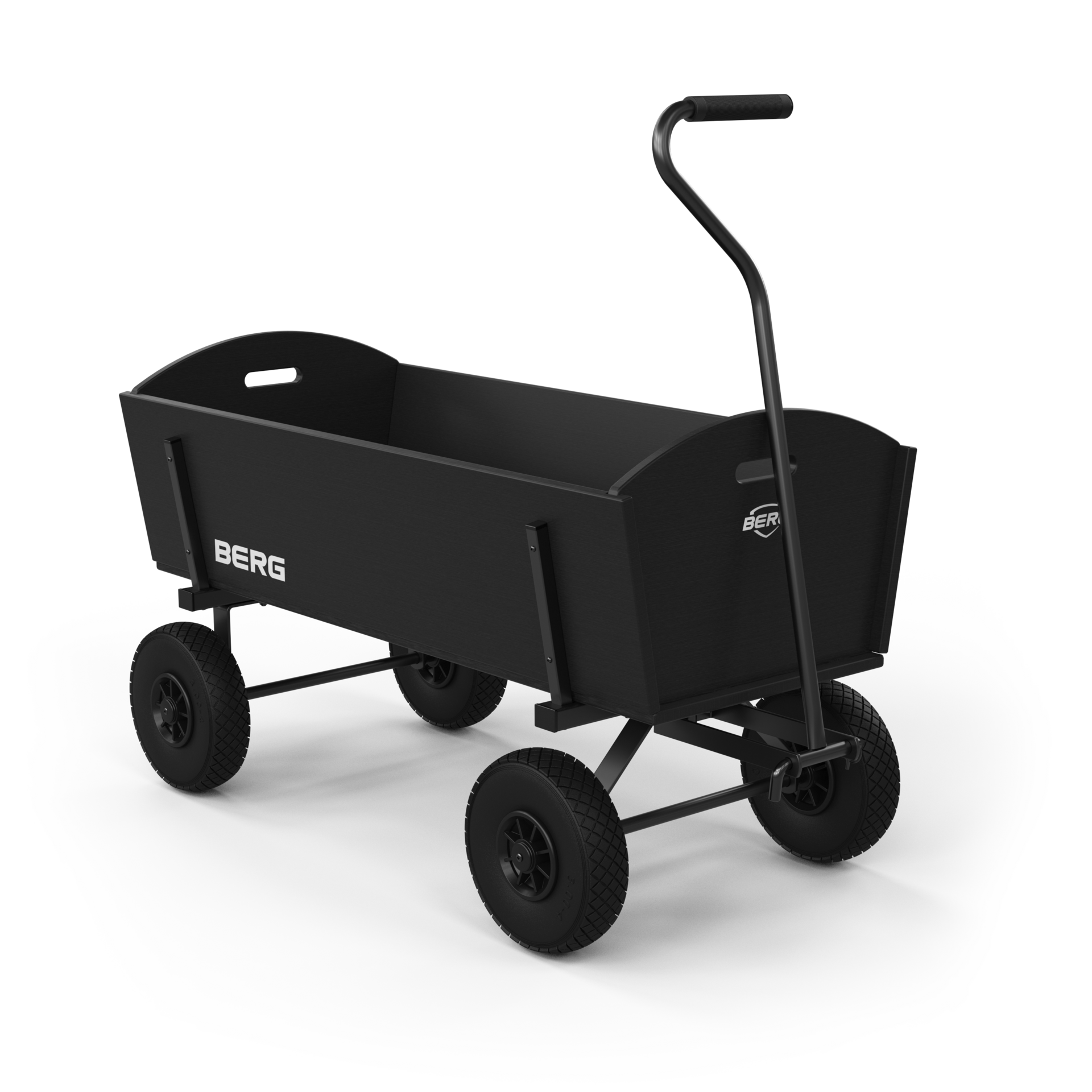 BERG Bolderwagen XL Zwart - Transportkar - Tot 150 kg