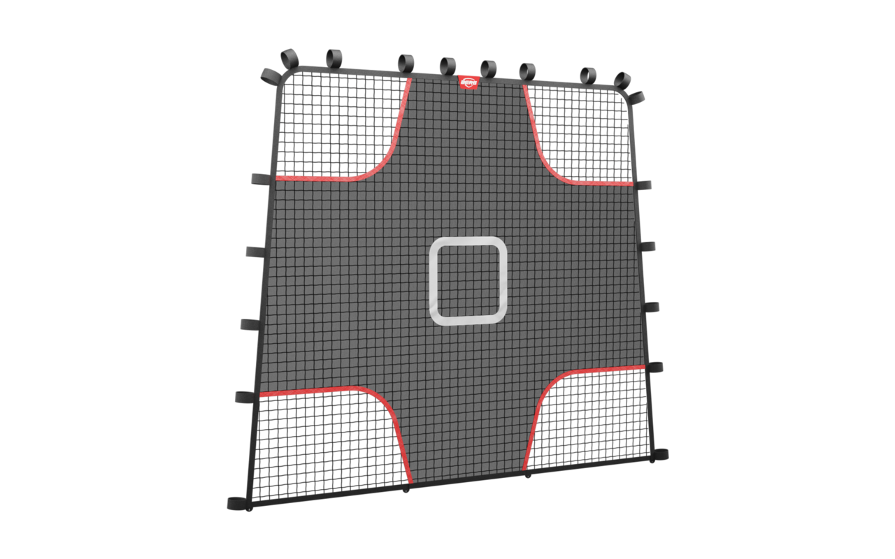 Voetbal-doelnet M voor BERG PlayBase met 4 trefzones