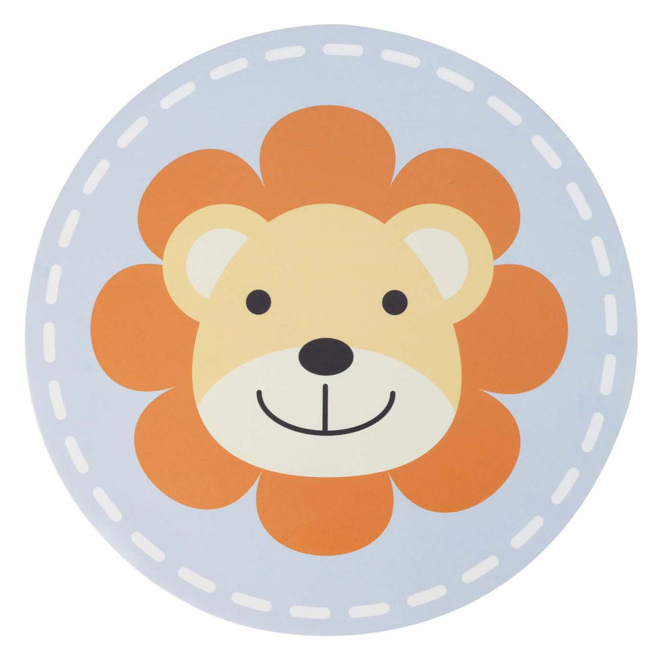 Ronde Dierenplacemats Set van 12, 38cm