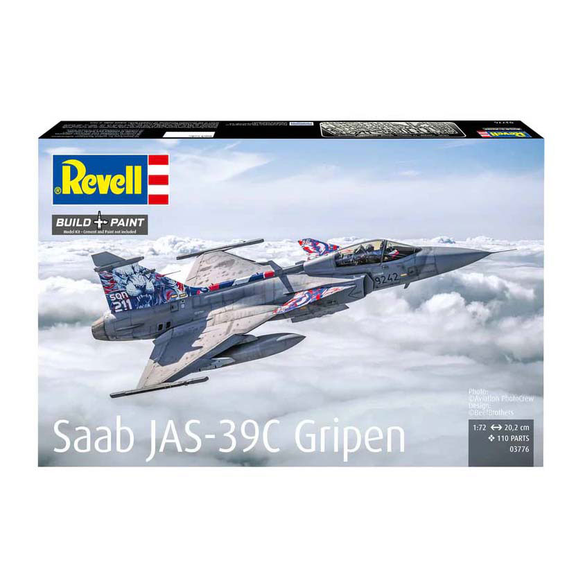 Revell Modelbouwpakket - Saab JAS-39C Gripen 1:72 - 120dlg.
