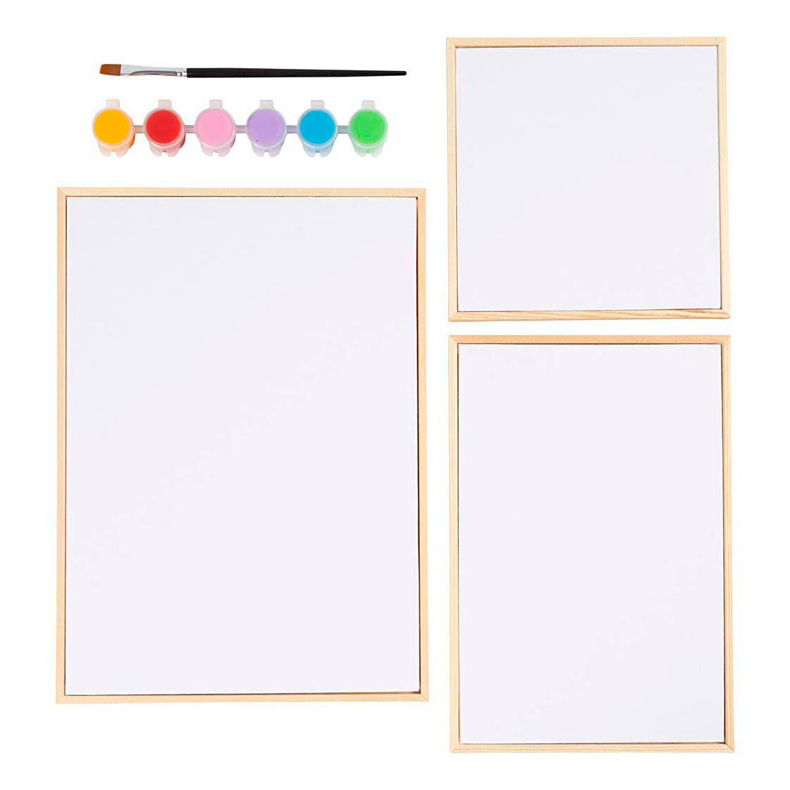 Set Canvas Panelen Kleurrijk