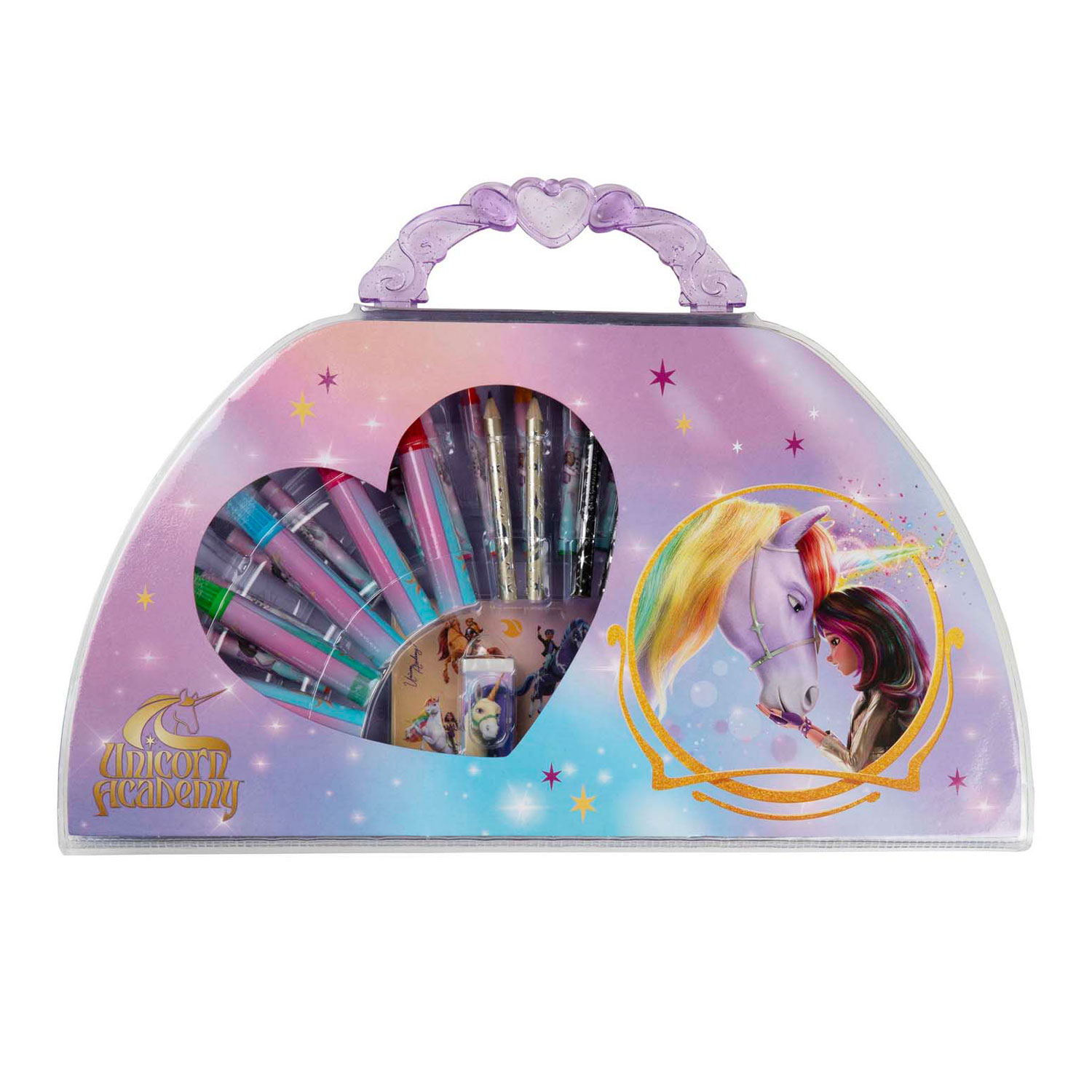 Unicorn Academy Kleurkoffer, 51dlg