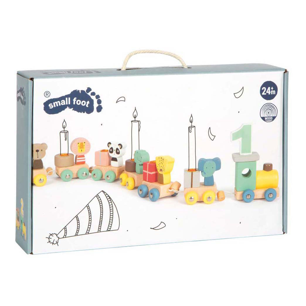 Small Foot - Houten Verjaardagtrein met Dieren
