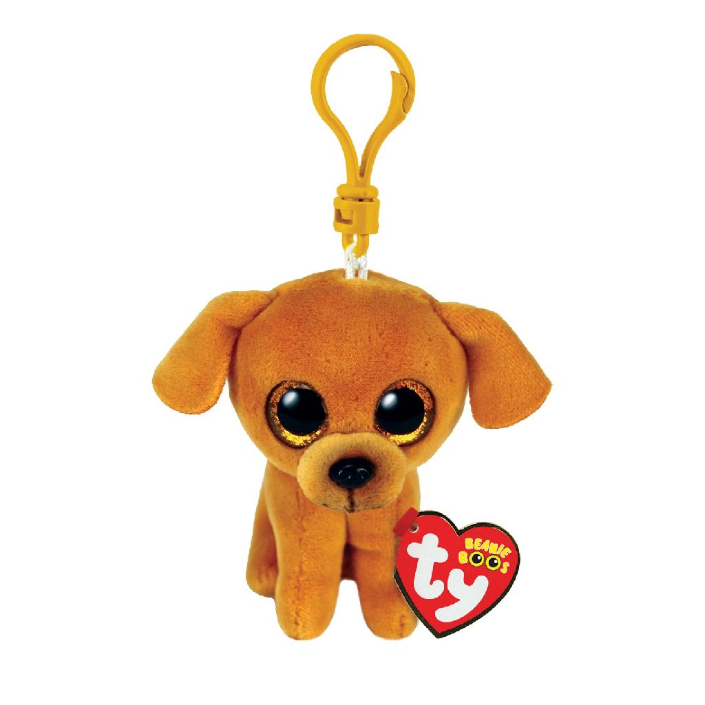Ty Beanie Boo Clip Zuzu Lightbrown Dog 7cm