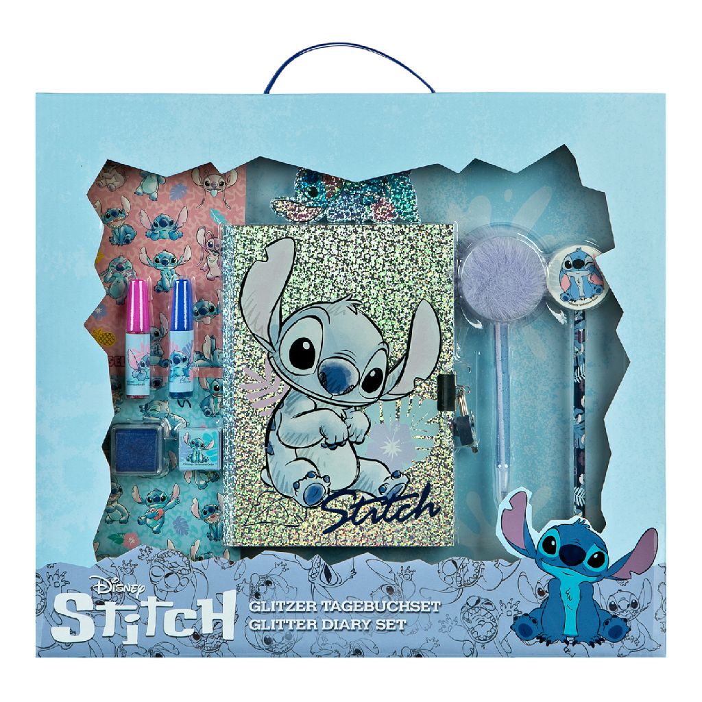 Stitch Glitter Diary Set