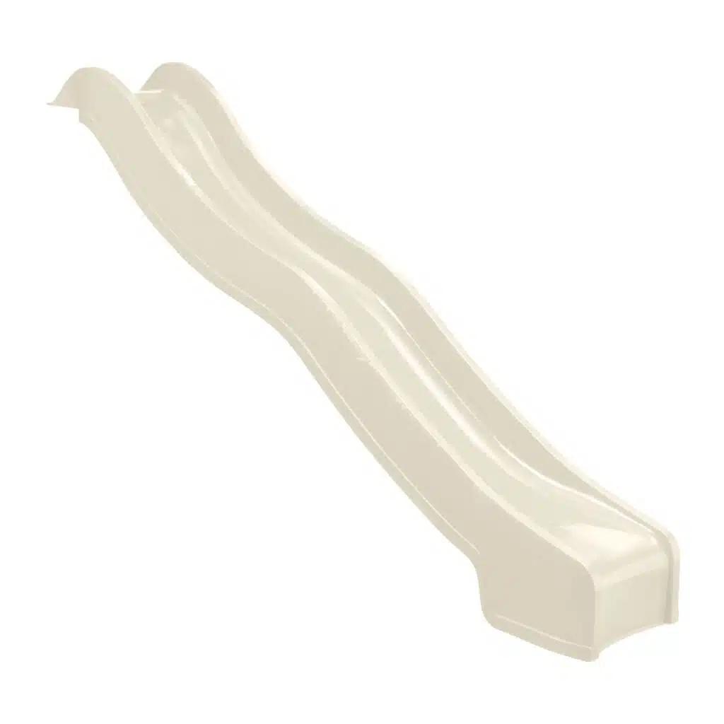 Aanbouw Glijbaan 3 Meter &ndash; Pastel Wit met wateraansluiting