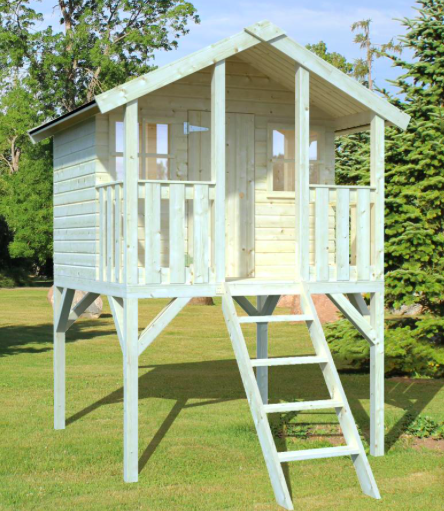 WOODY Houten Speelhuis Nora Ge&iuml;mpregneerd 16mm