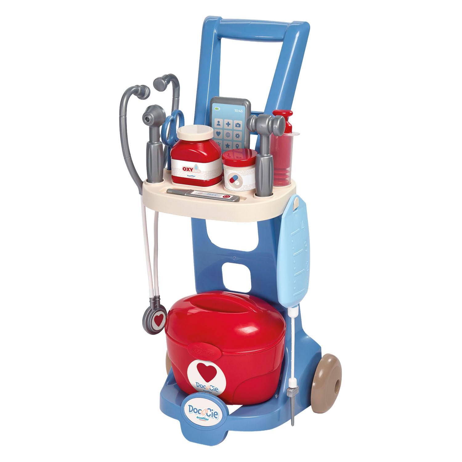 Ecoiffier Medische Trolley - 12dlg.