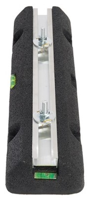 Trillingsdempers 45 cm voor warmtepomp, rubber met aluminium profiel, 2 stuks