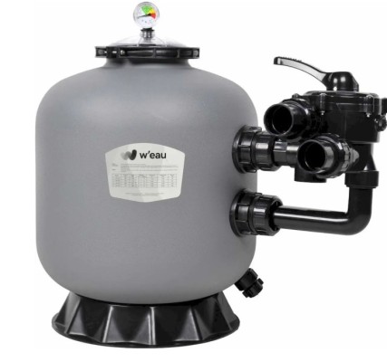 Zandfilter side mount HDPE-450 8m&sup3;/u met 6-wegkraan - W'eau